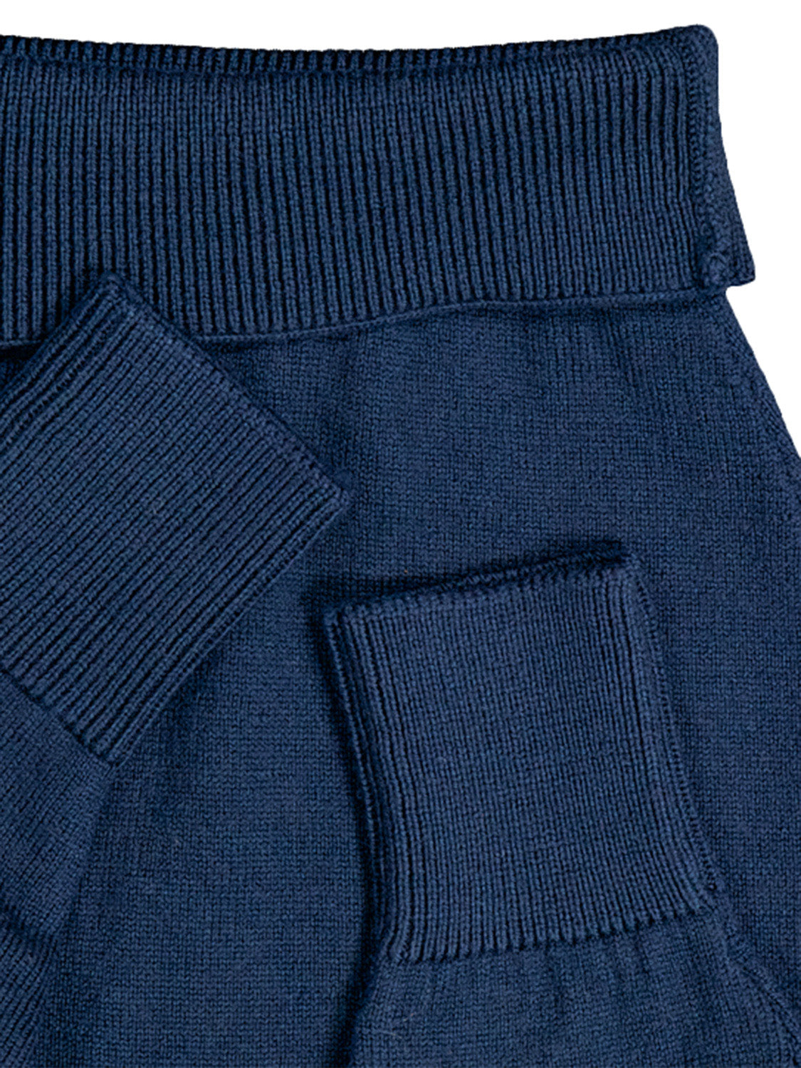 THE WOOLLY BABY PANTS - midnight blue