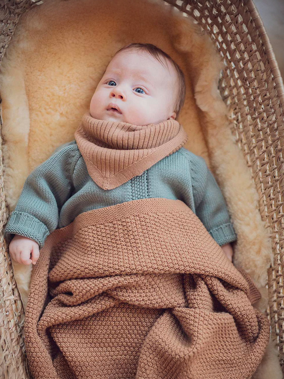 THE WOOLLY BLANKET - camel