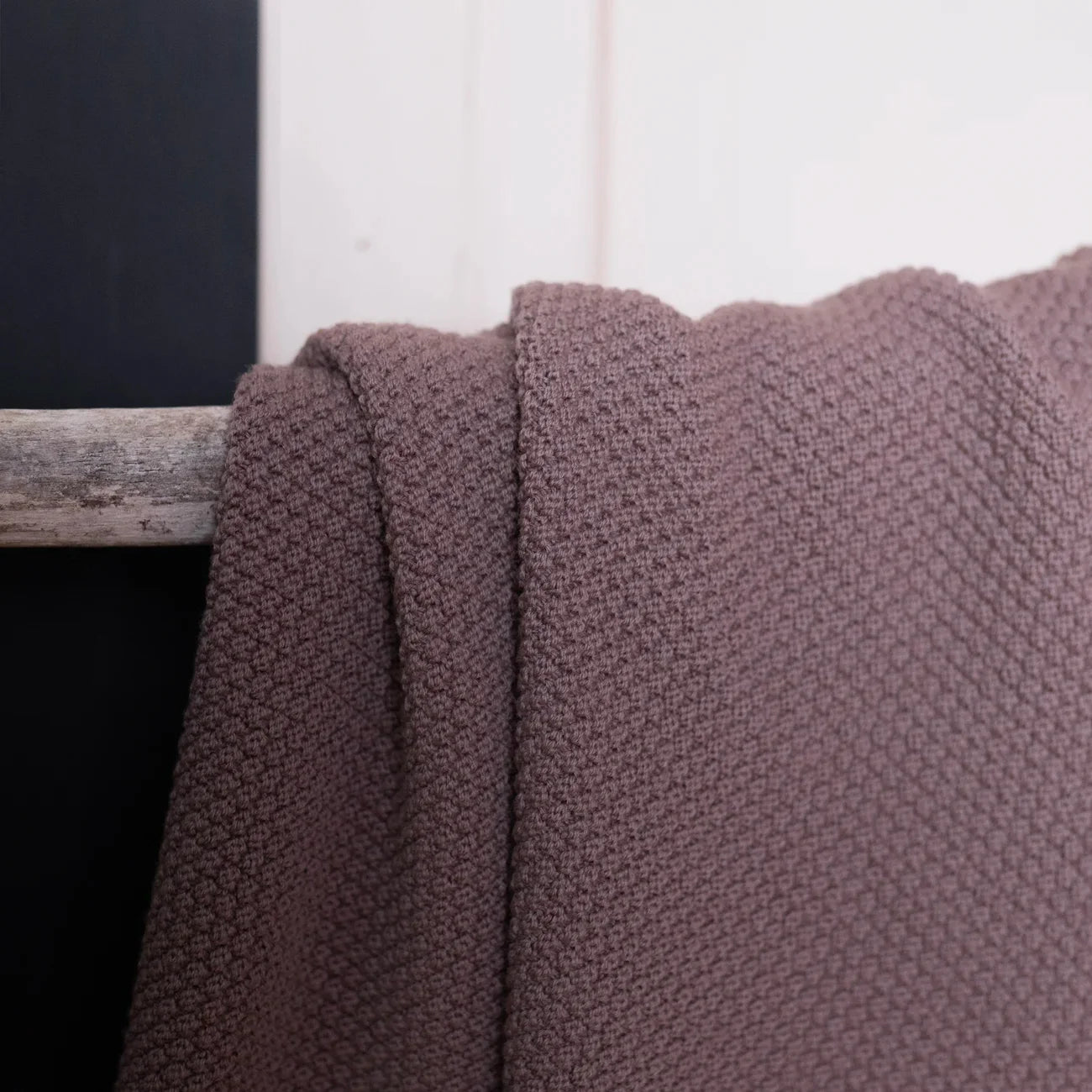 THE WOOLLY BLANKET - mauve