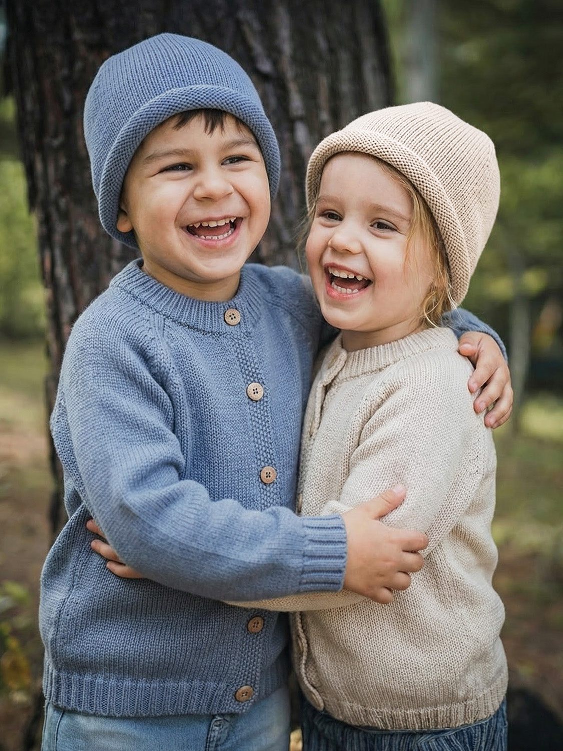 THE WOOLLY CARDIGAN - mauve