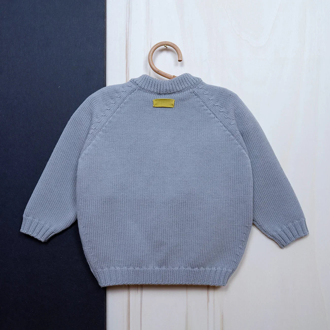 THE WOOLLY CARDIGAN - blue