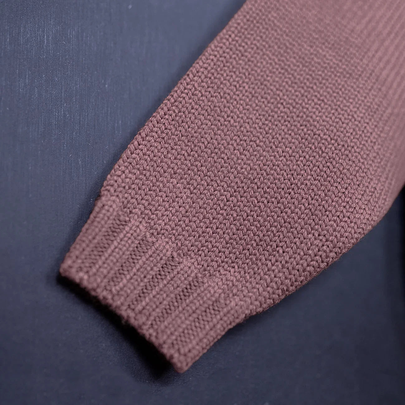 THE WOOLLY CARDIGAN - mauve