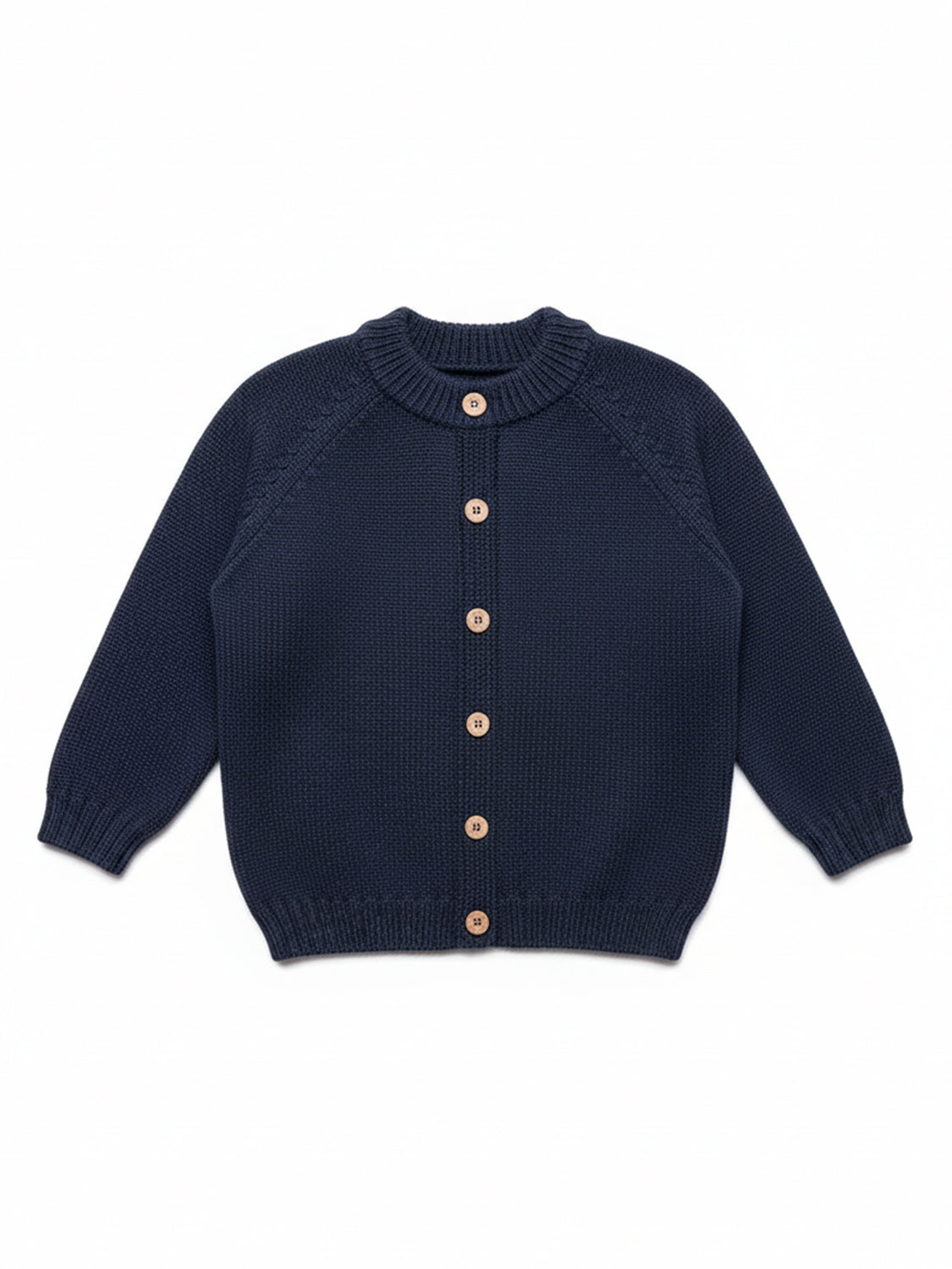 THE WOOLLY CARDIGAN - midnight blue