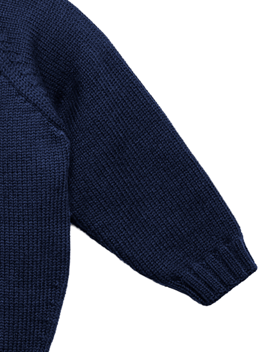 THE WOOLLY CARDIGAN - midnight blue