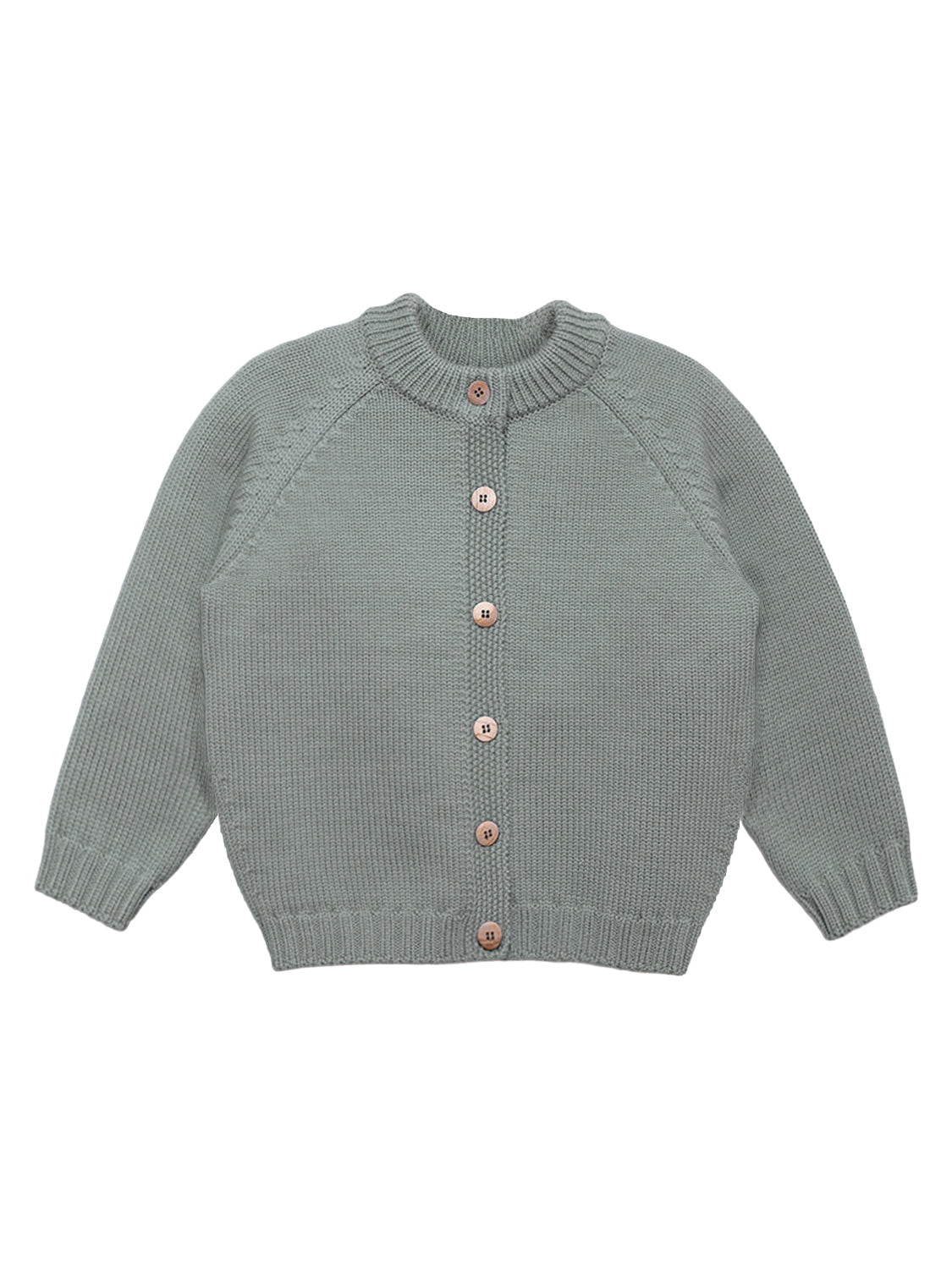THE WOOLLY CARDIGAN - sage