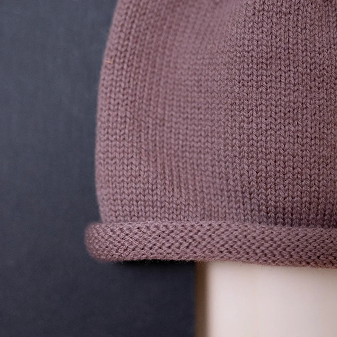 THE WOOLLY HAT - mauve