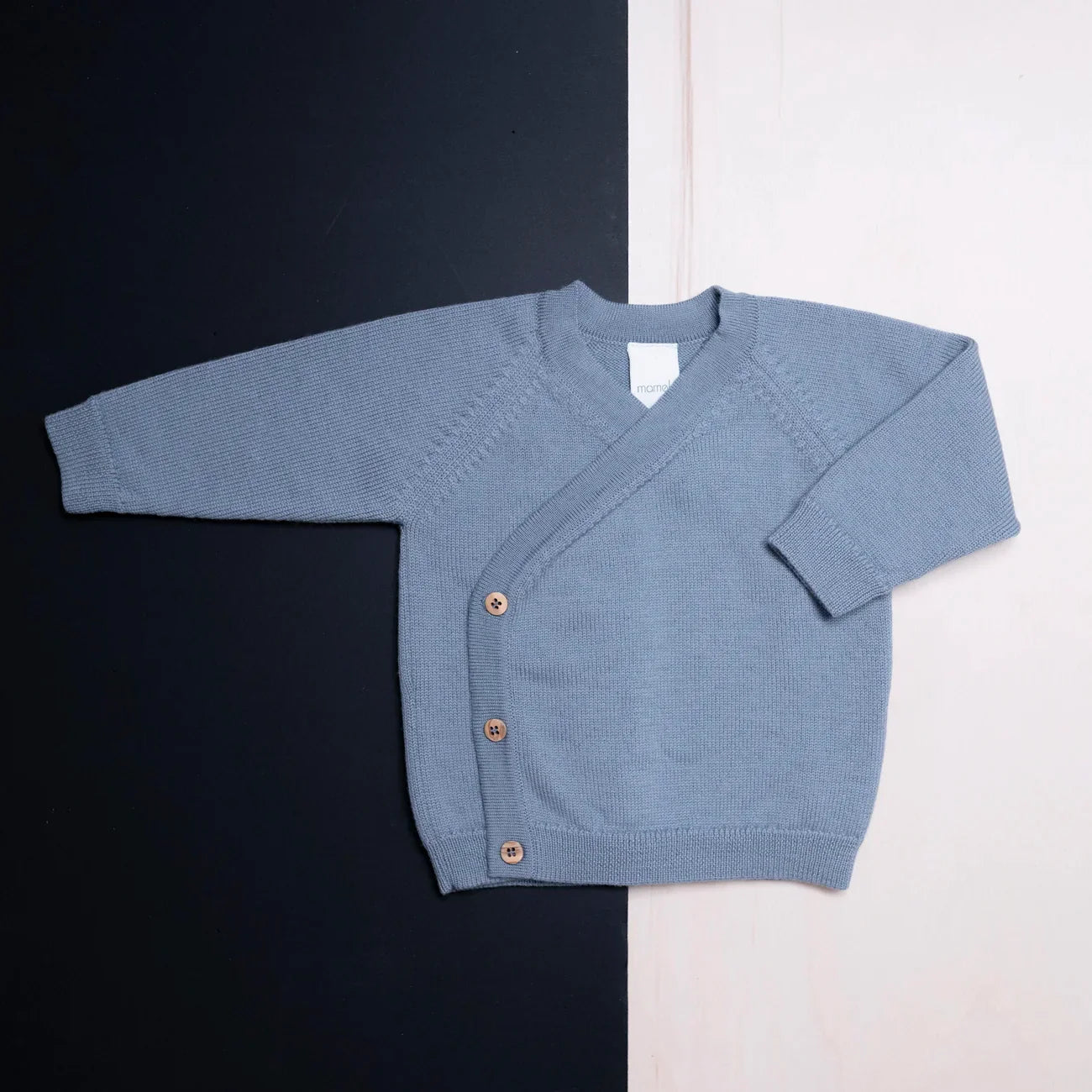 THE WOOLLY BABY JACKET - blue