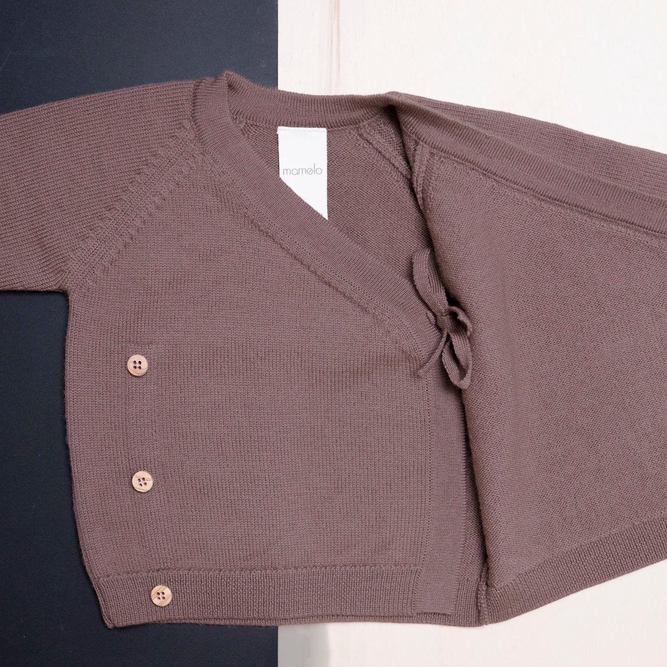 THE WOOLLY BABY JACKET - mauve