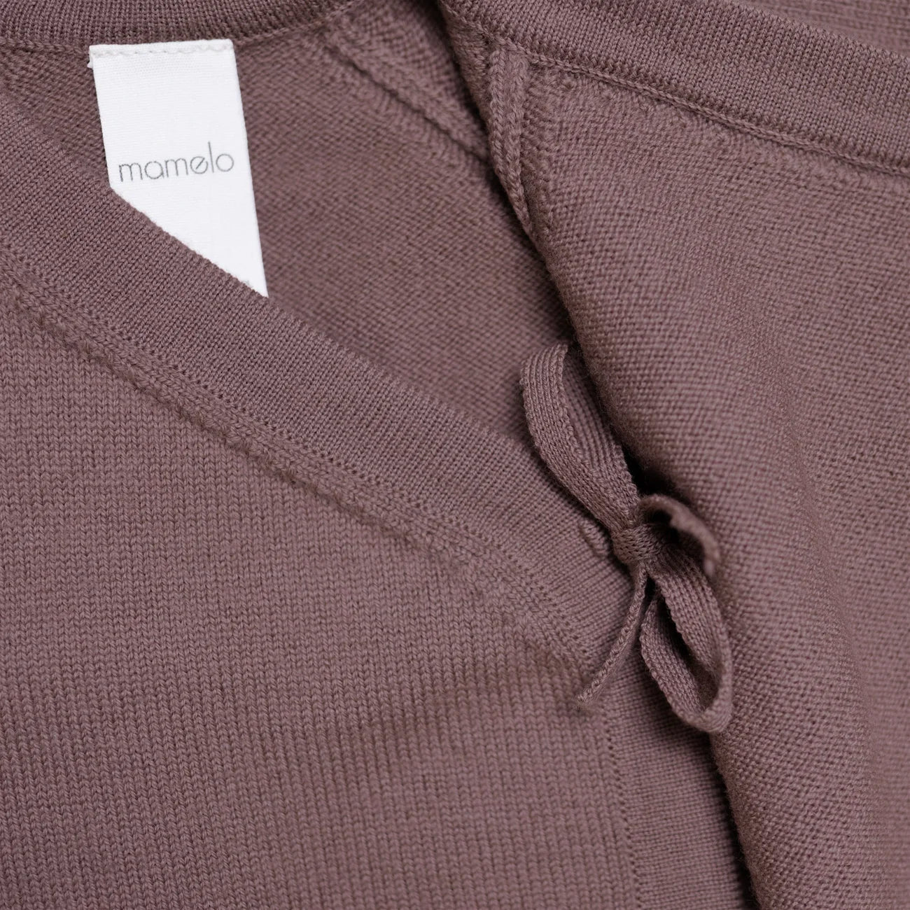 THE WOOLLY BABY JACKET - mauve