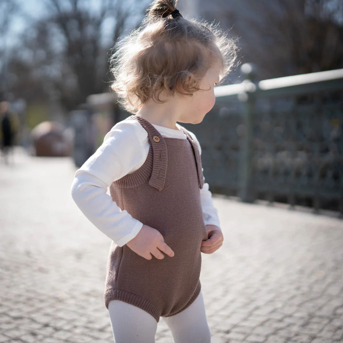 THE WOOLLY ROMPER - sand