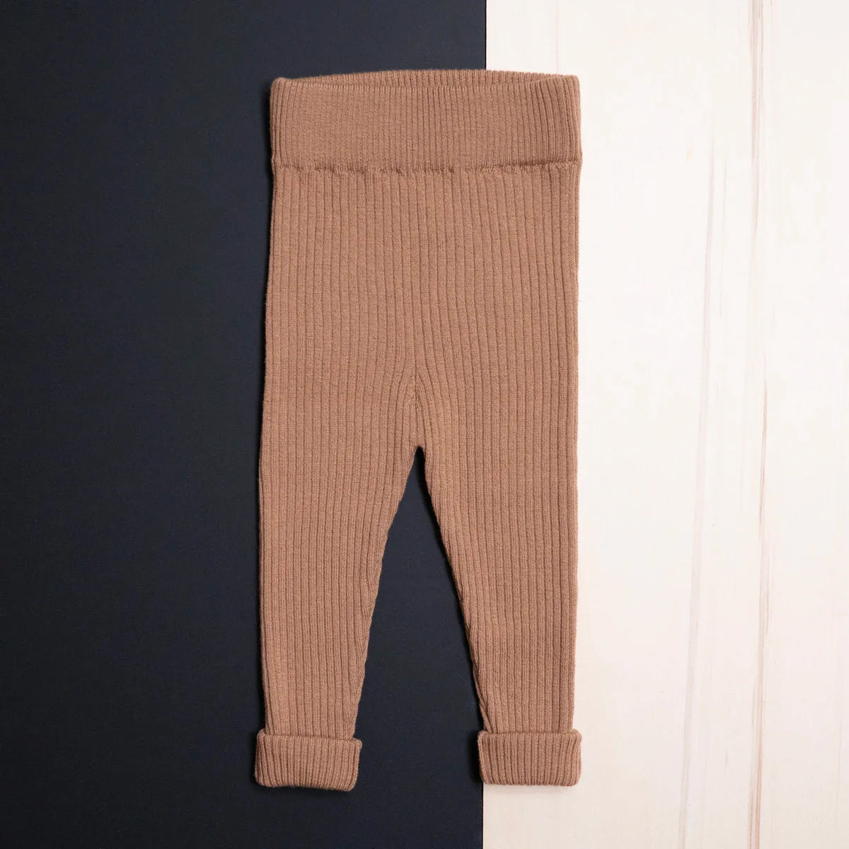 THE WOOLLY LEGGINGS - camel