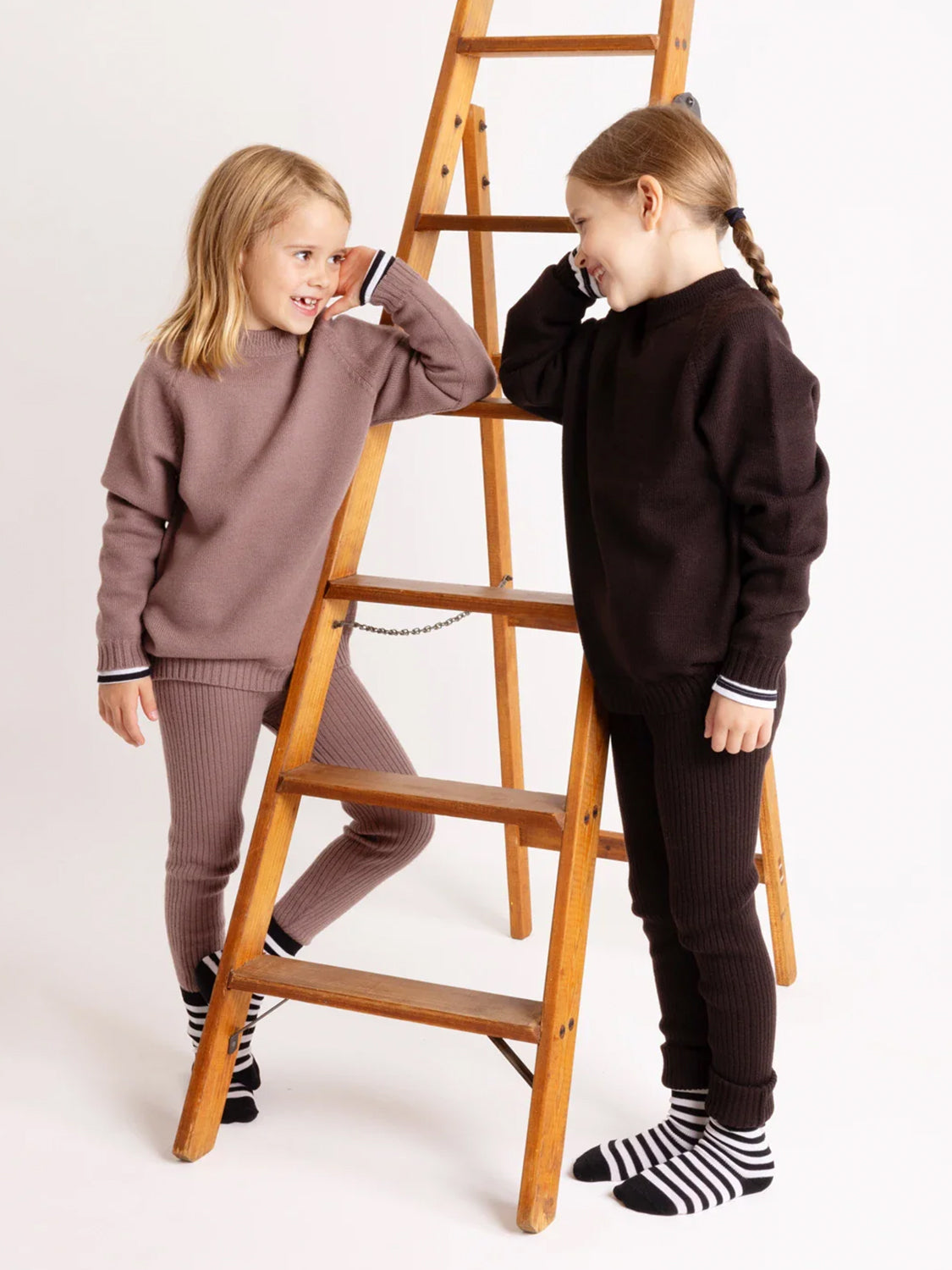 THE WOOLLY LEGGINGS - chocolate