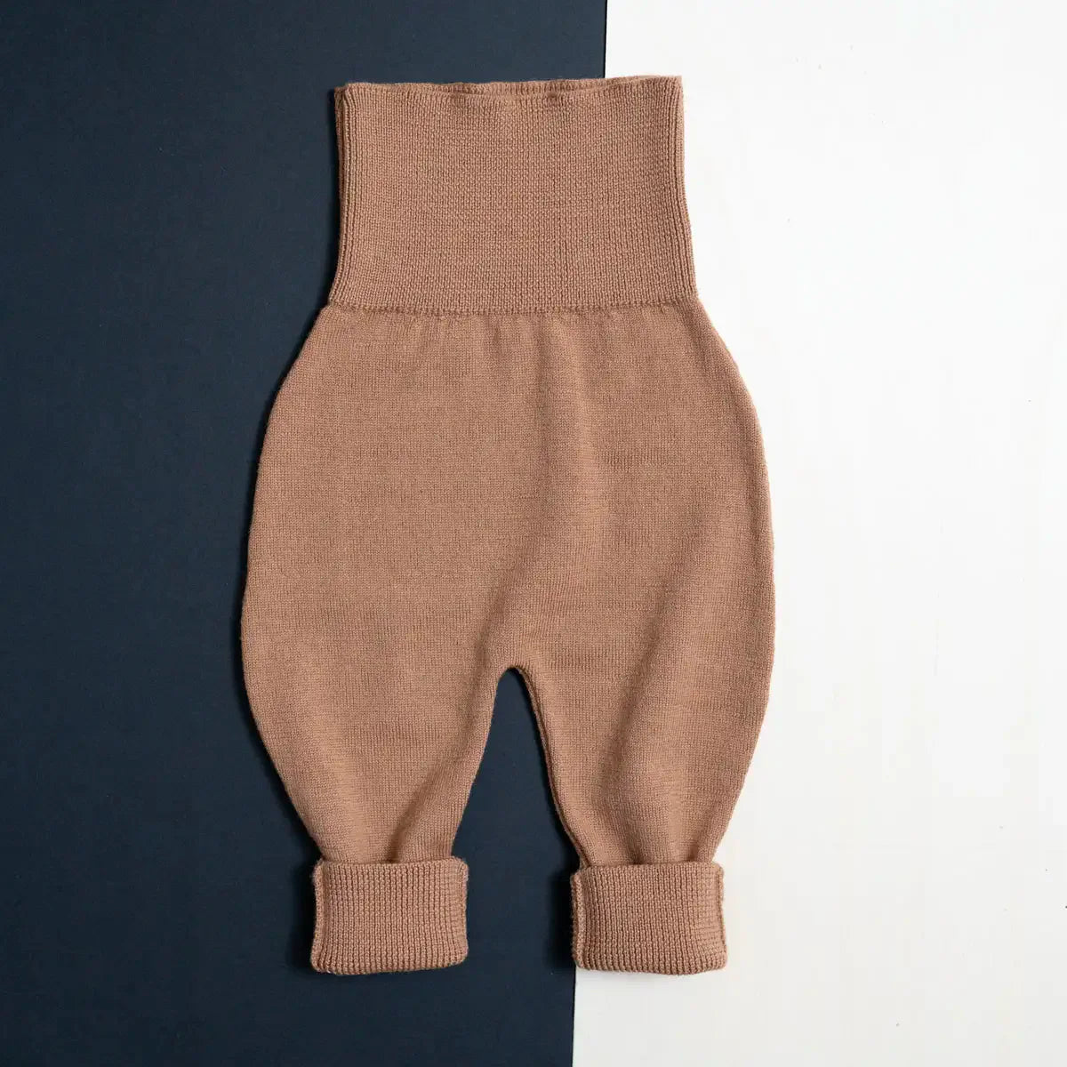 THE WOOLLY BABY PANTS - camel