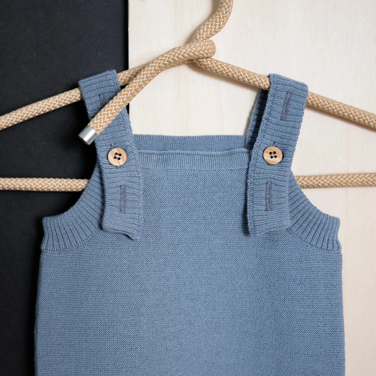 THE WOOLLY ROMPER - blue