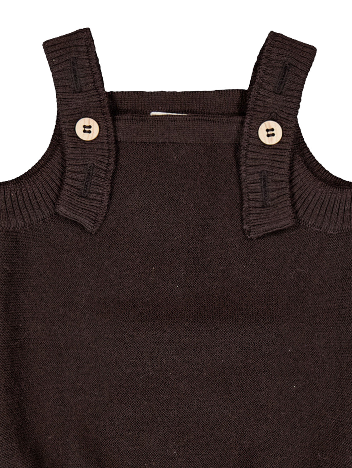 THE WOOLLY ROMPER - chocolate