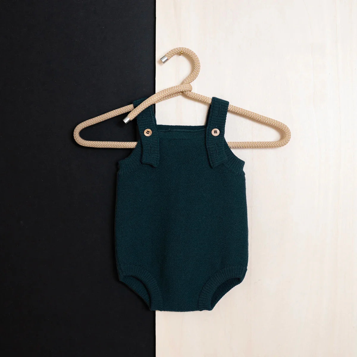 THE WOOLLY ROMPER - new petrol