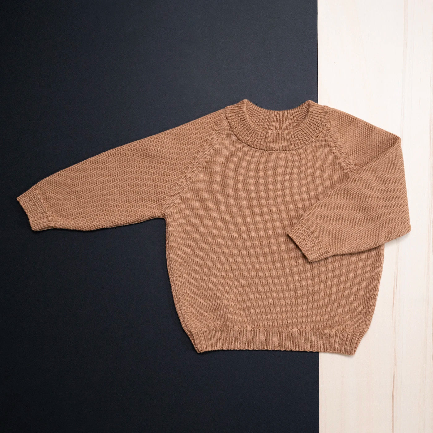 THE WOOLLY SWEATER - camel