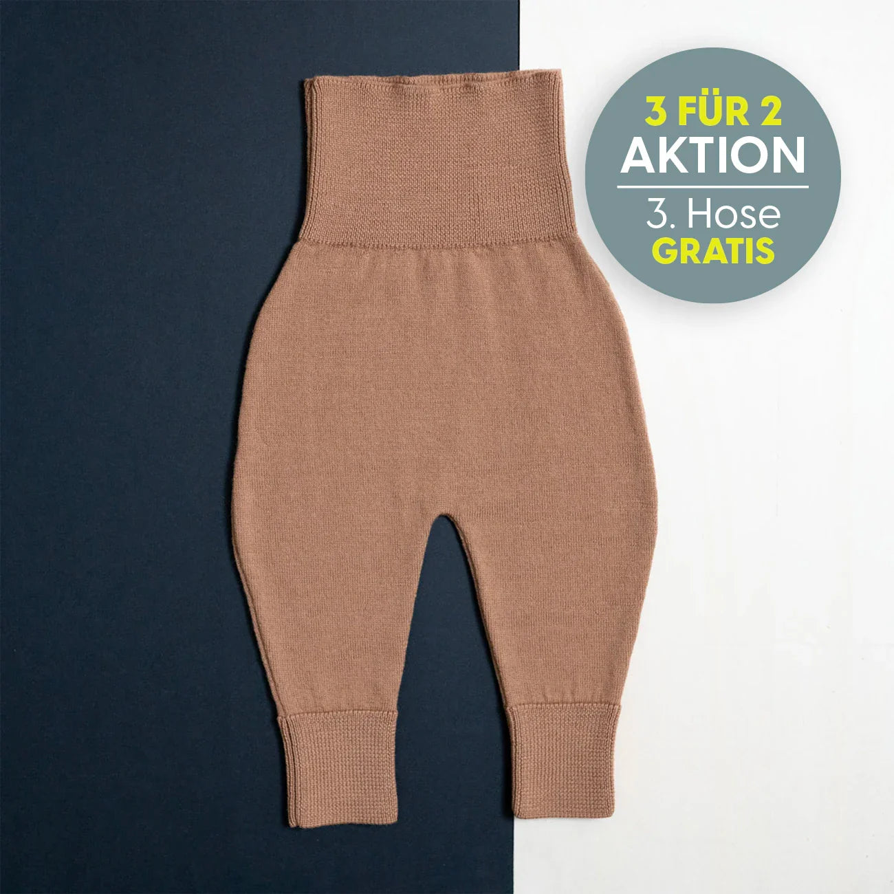 THE WOOLLY BABY PANTS - camel