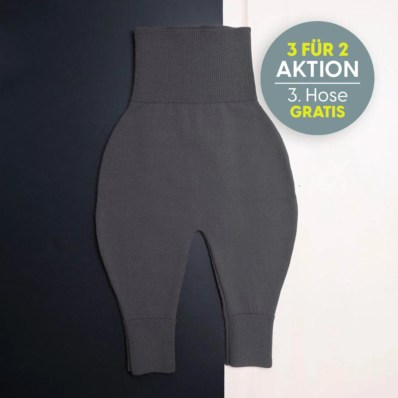 THE WOOLLY BABY PANTS - grey