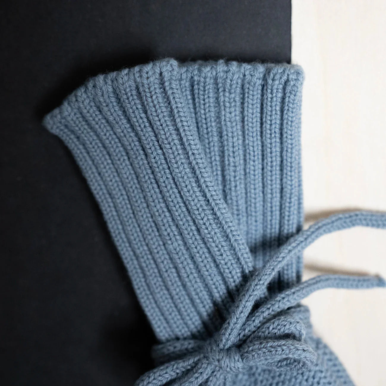 THE WOOLLY BABY BOOTIE - blue