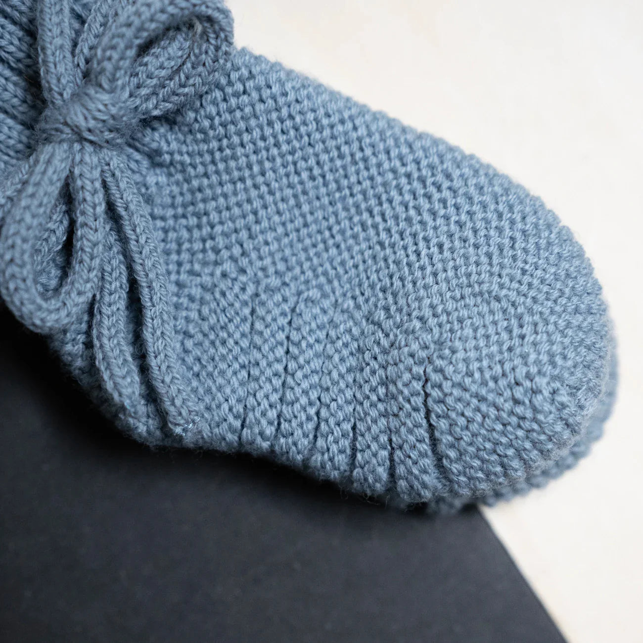 THE WOOLLY BABY BOOTIE - blue