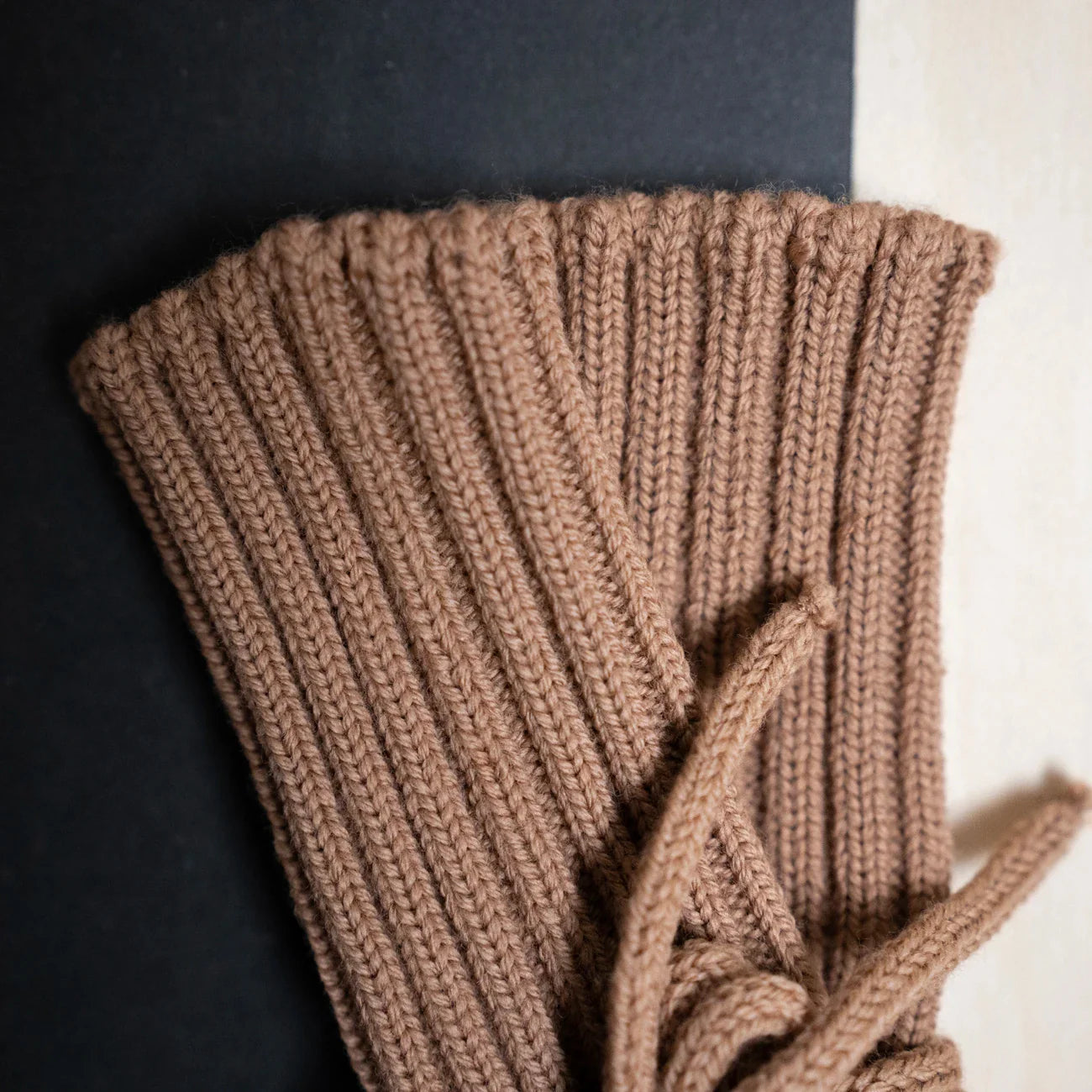 THE WOOLLY BABY BOOTIE - camel