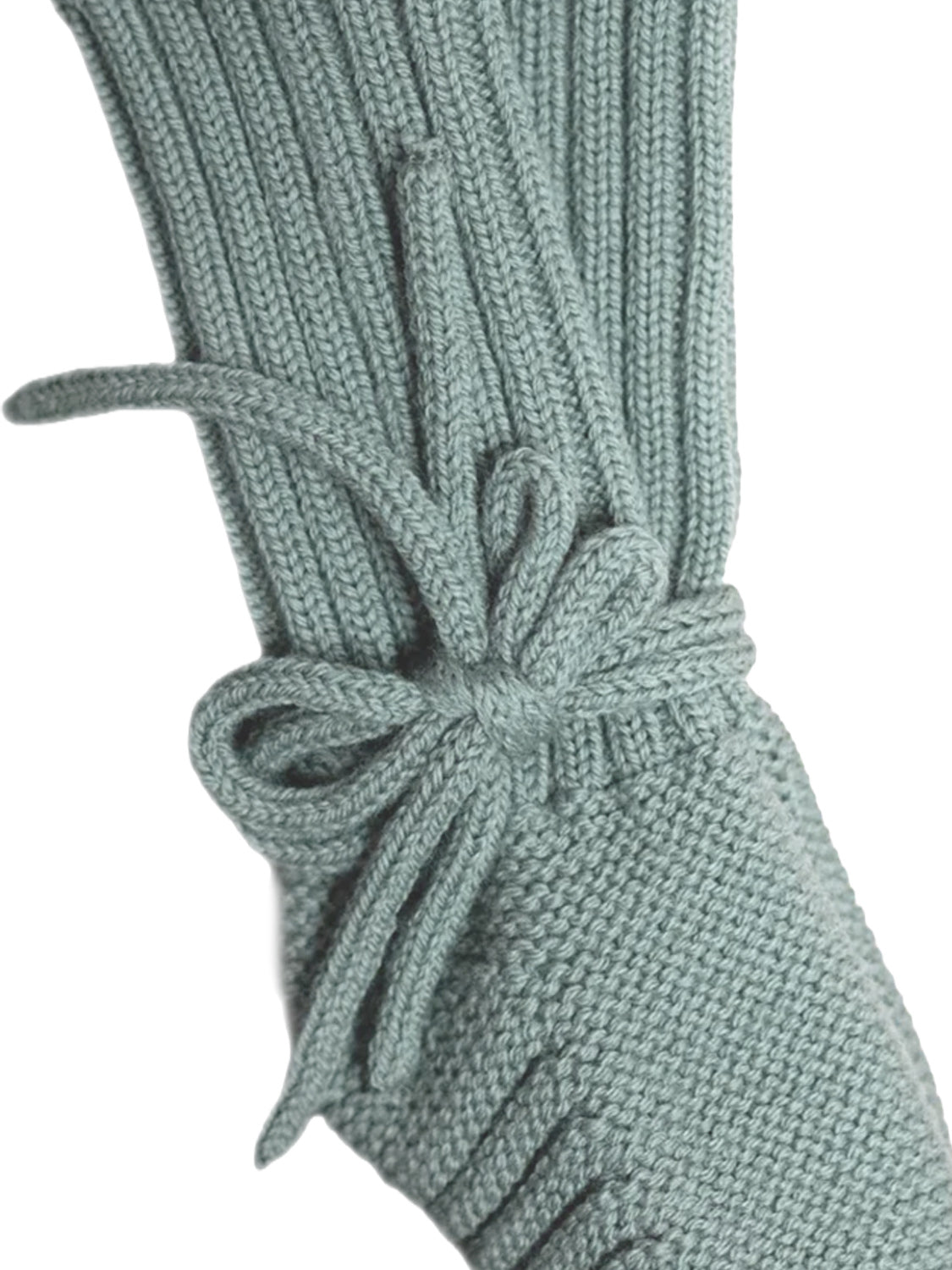 THE WOOLLY BABY BOOTIE - sage