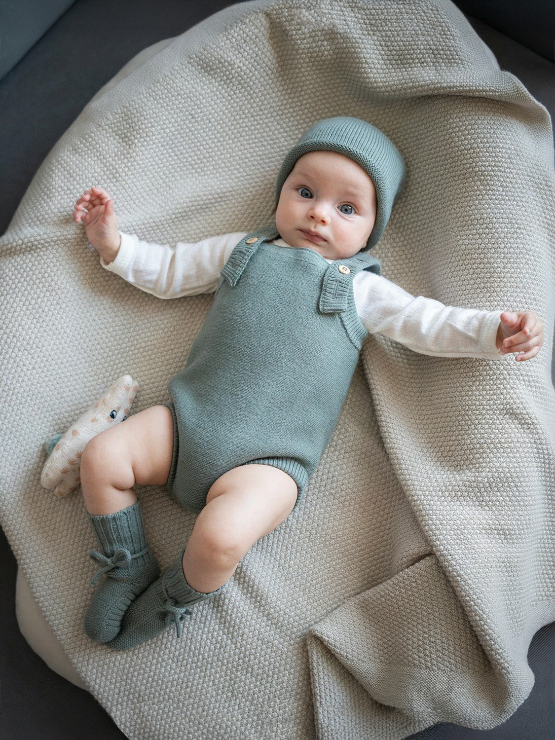 THE WOOLLY BABY BOOTIE - pure