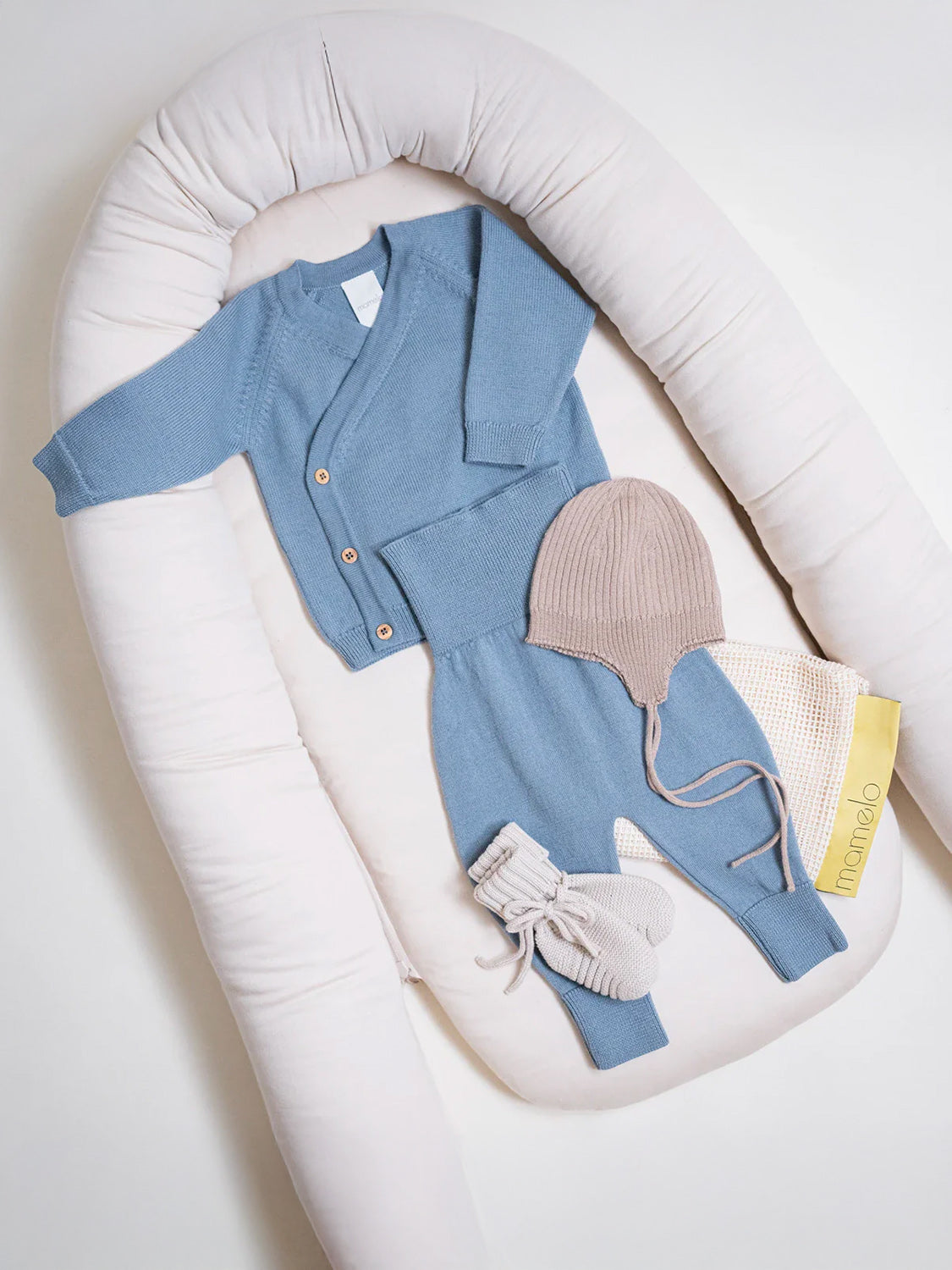 THE WOOLLY BABY BOOTIE - sand