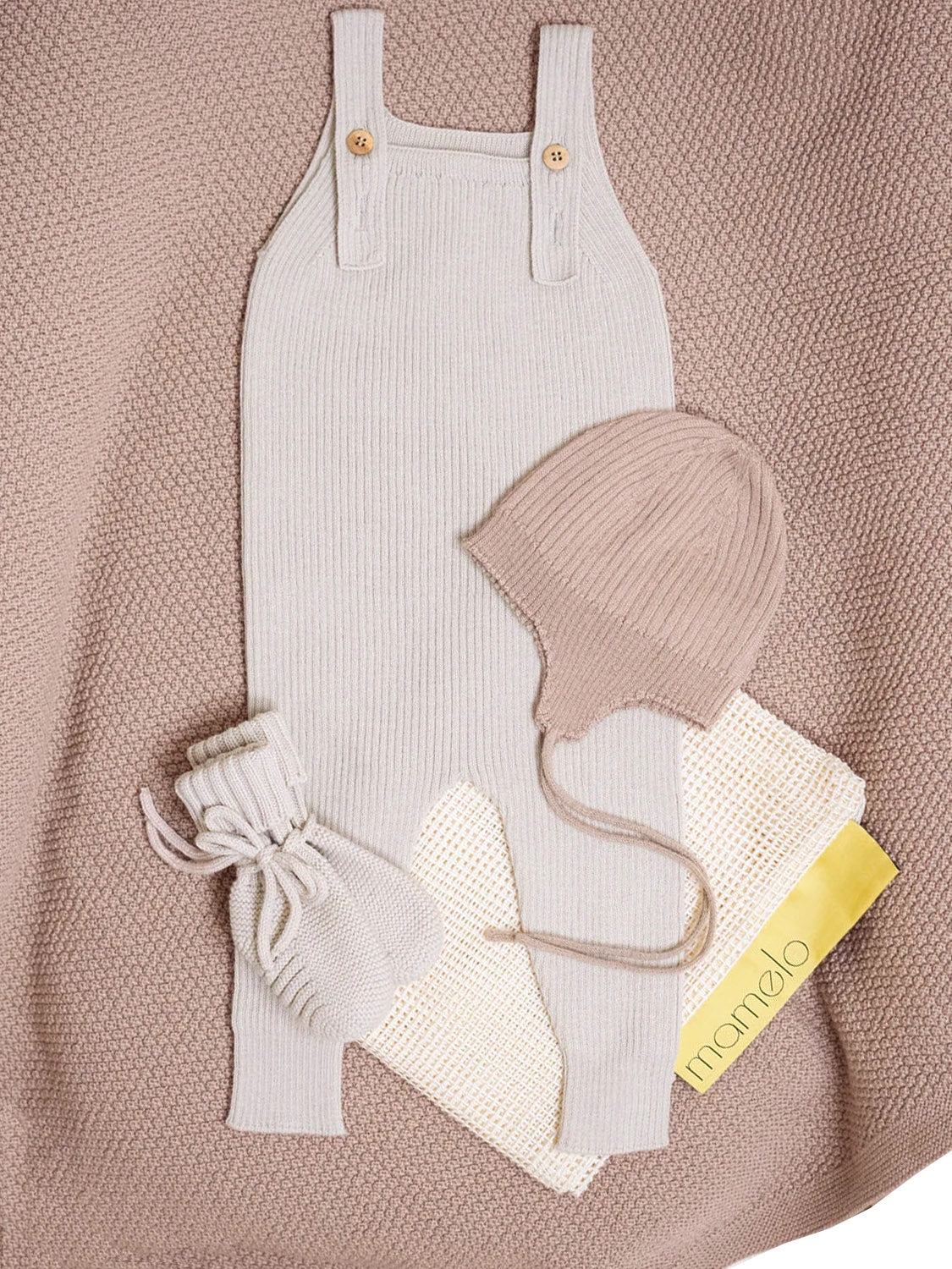 THE WOOLLY BABY HAT - cappuccino