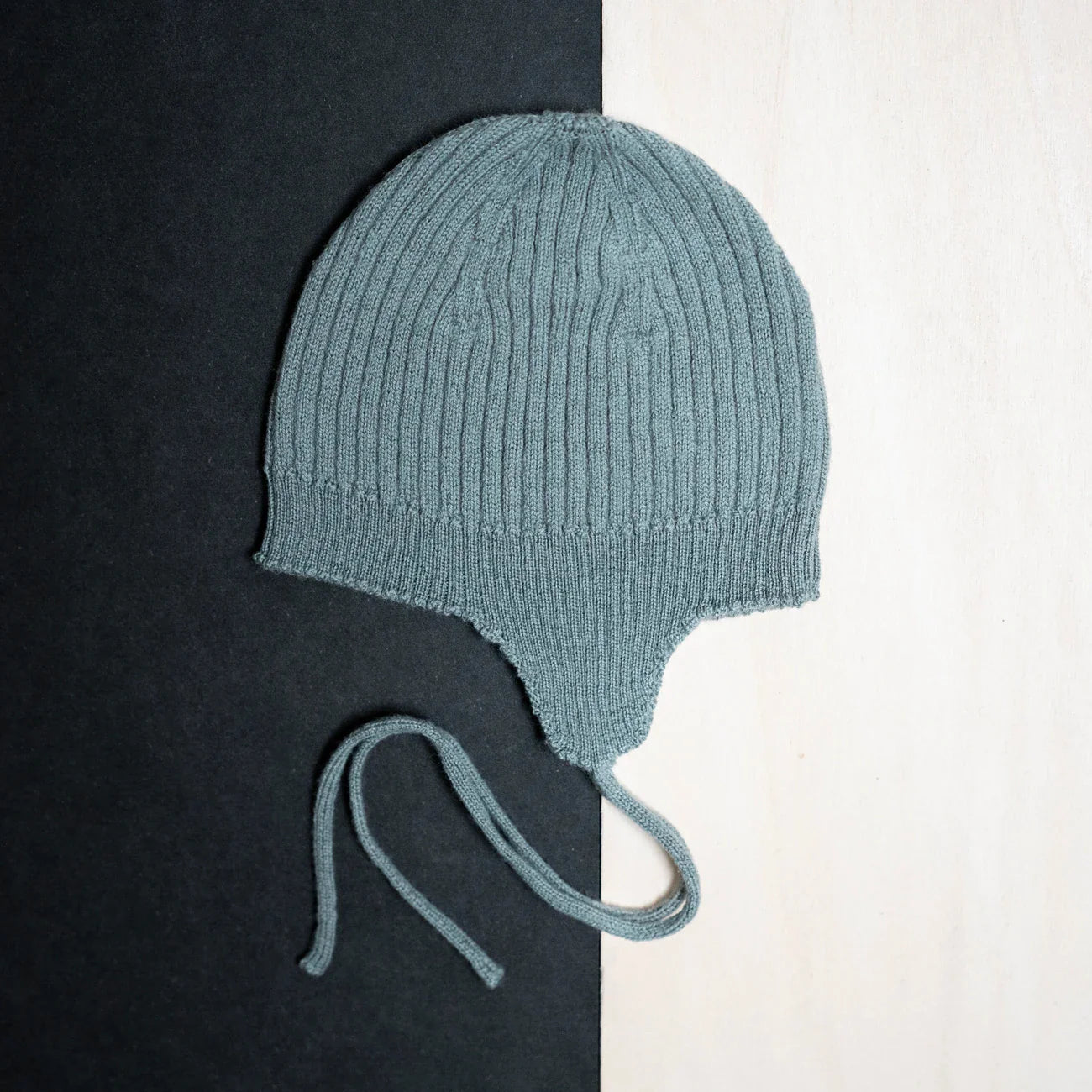 THE WOOLLY BABY HAT - sage