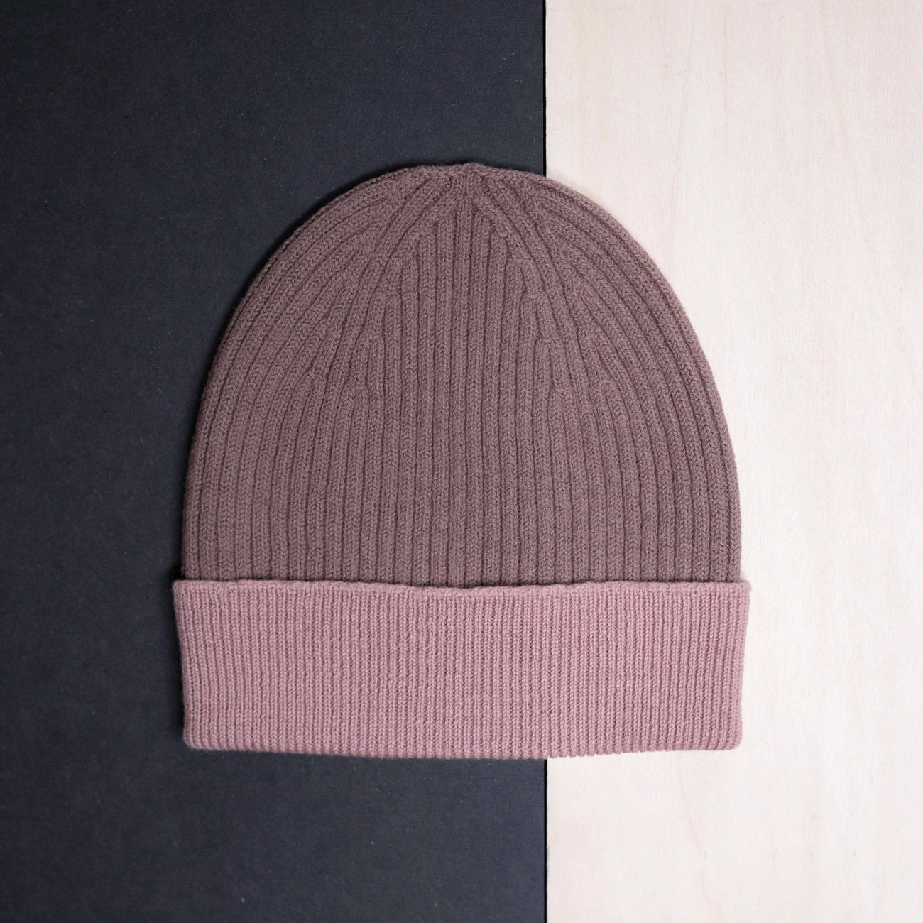 THE WOOLLY BEANIE MULTI - mauve