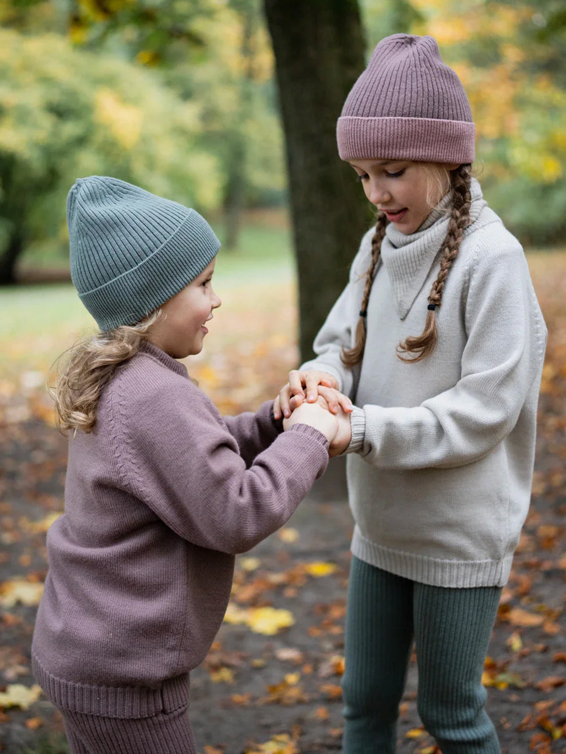 THE WOOLLY BEANIE MULTI - mauve