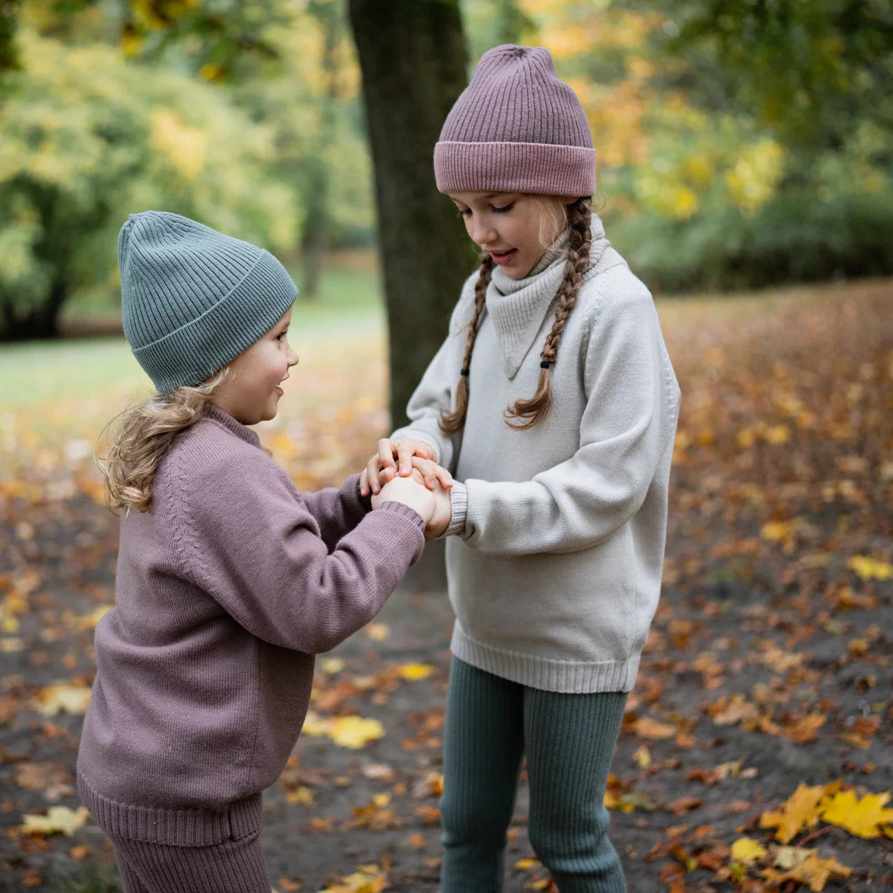 THE WOOLLY BEANIE MULTI - mauve
