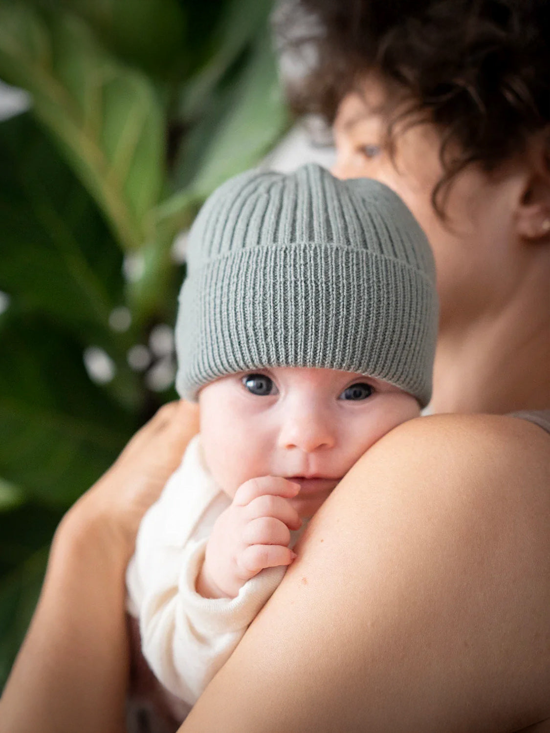 THE WOOLLY BEANIE - sage