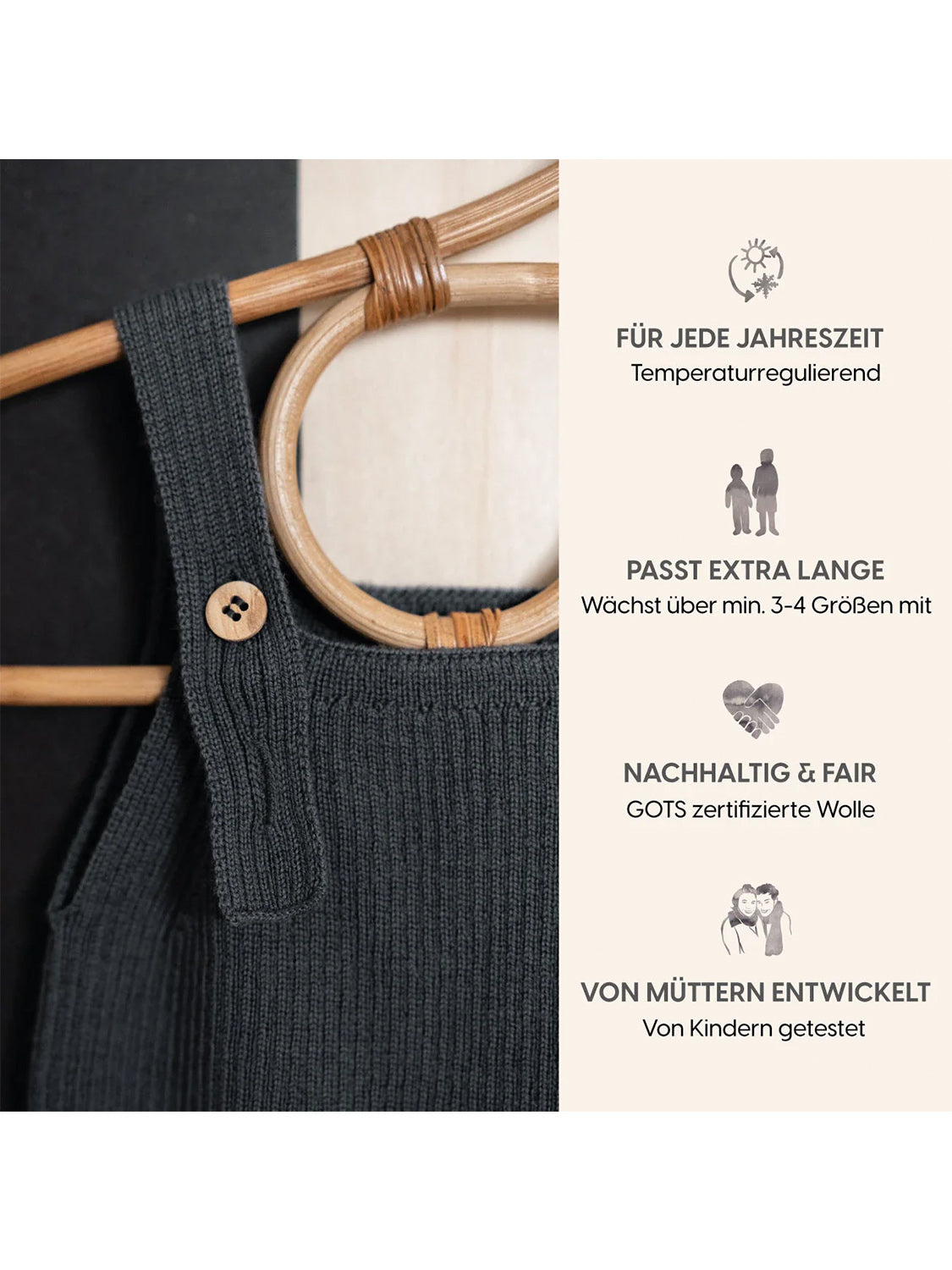 THE WOOLLY JUMPSUIT - grey
