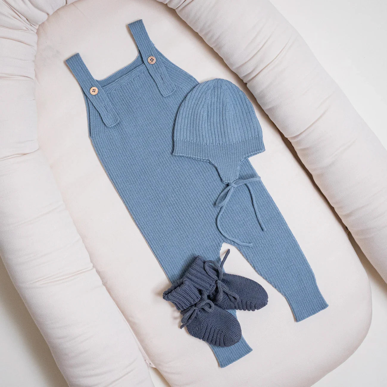 THE WOOLLY BABY BOOTIE - grey