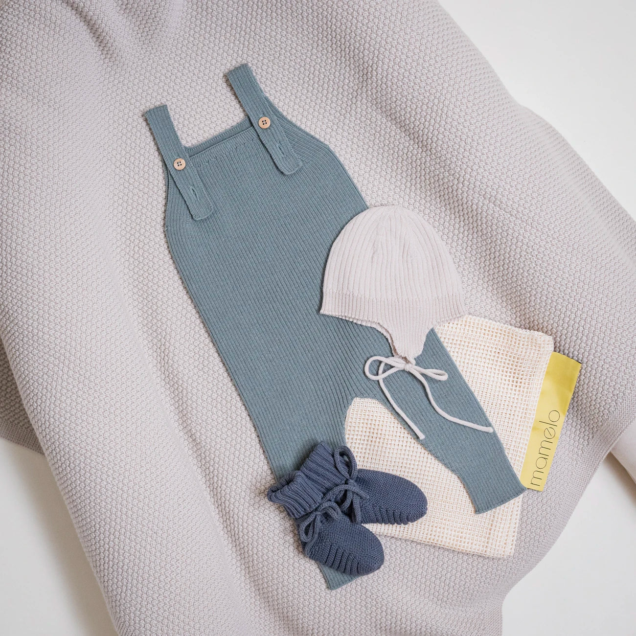 THE WOOLLY BABY BOOTIE - grey