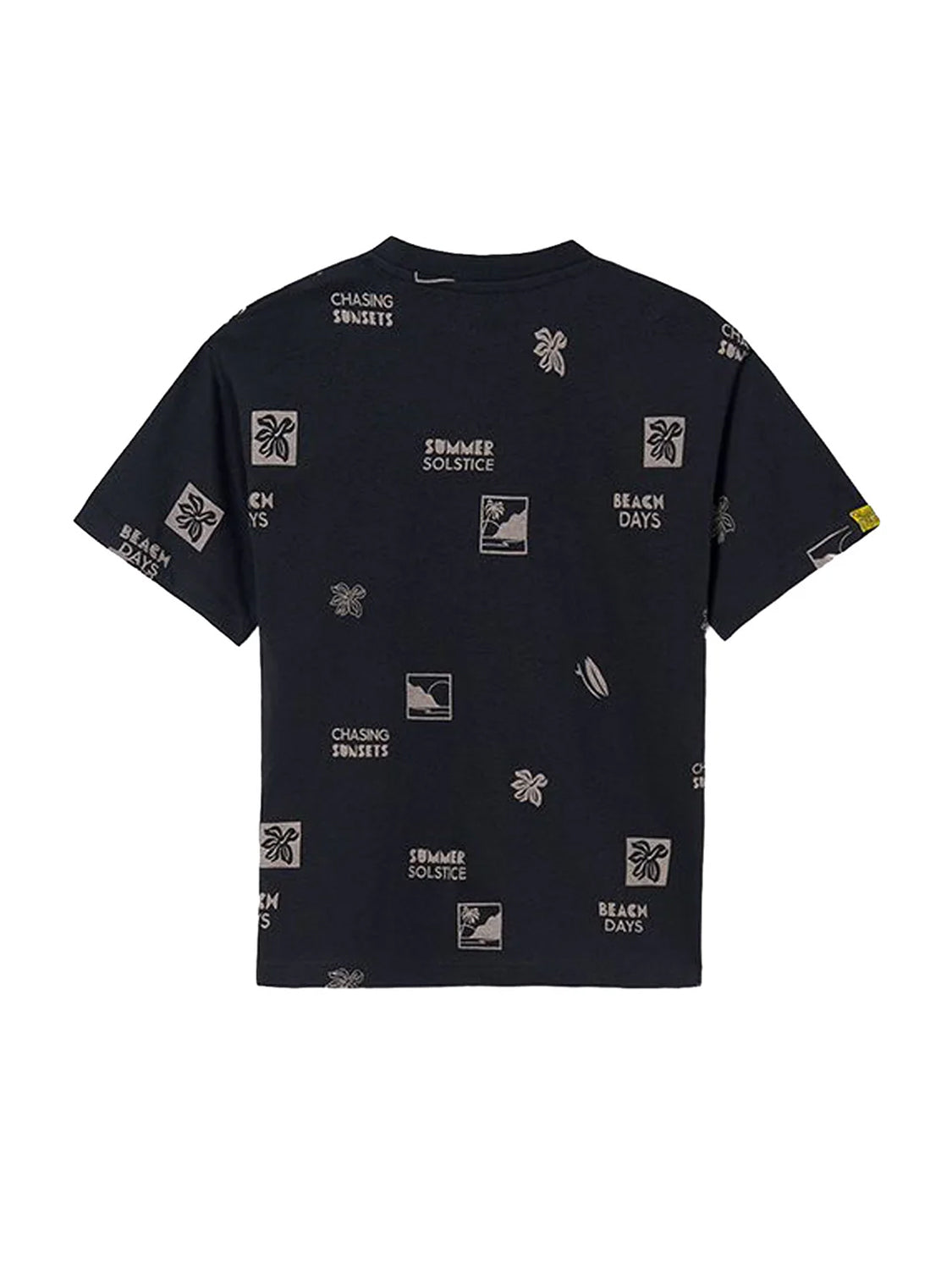 T-shirt NO BAD WAVES in black black