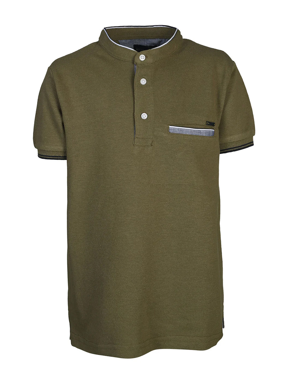 Polo shirt short SPORTS in green green