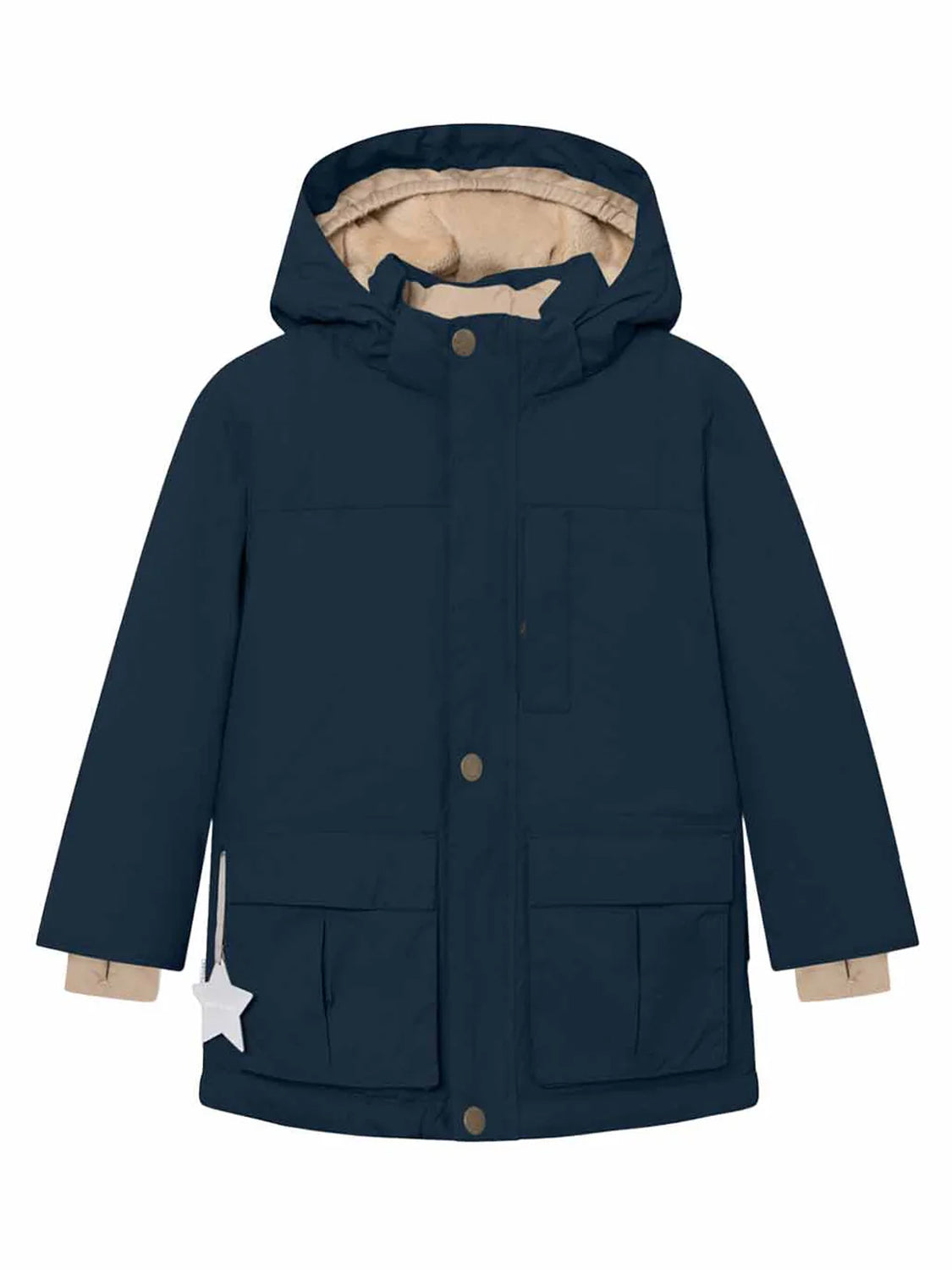 Wintermantel Marineblau