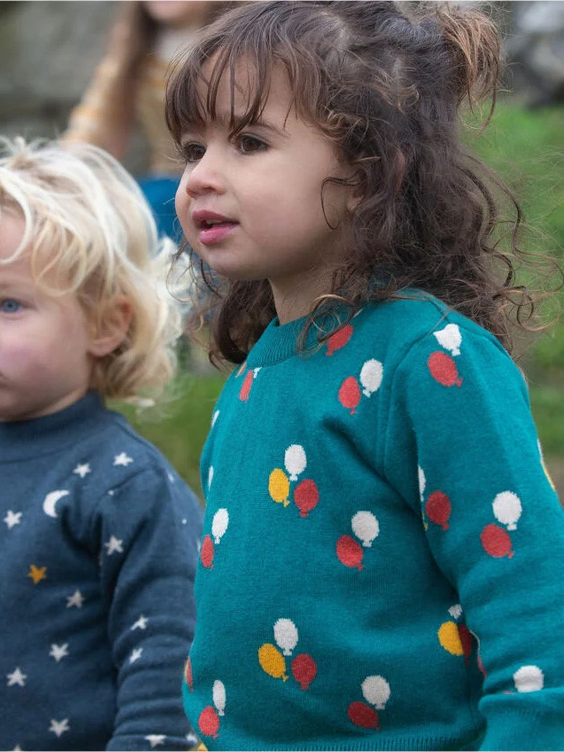 turquoise sweater