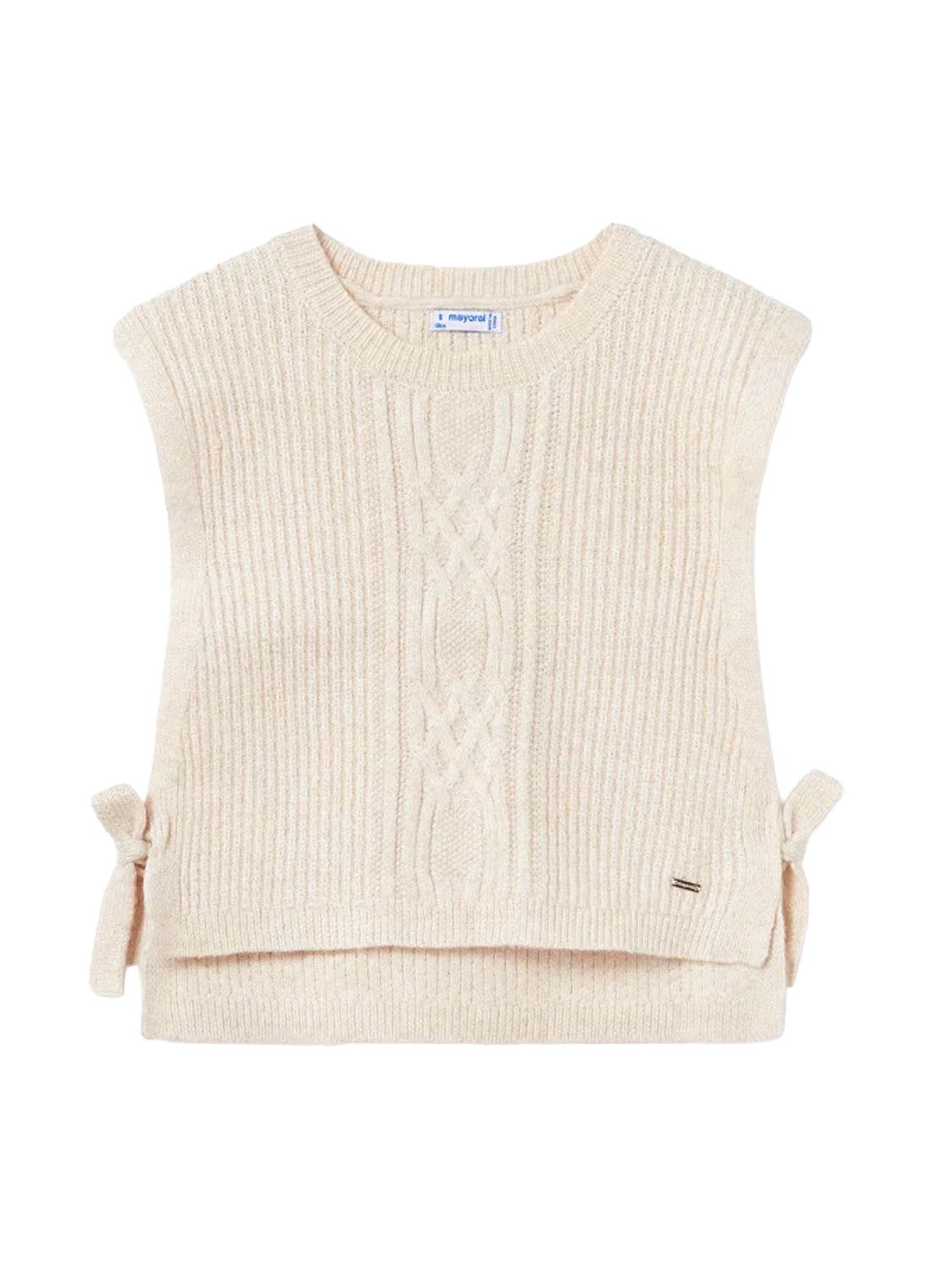 Knitted gilet GILET in beige beige