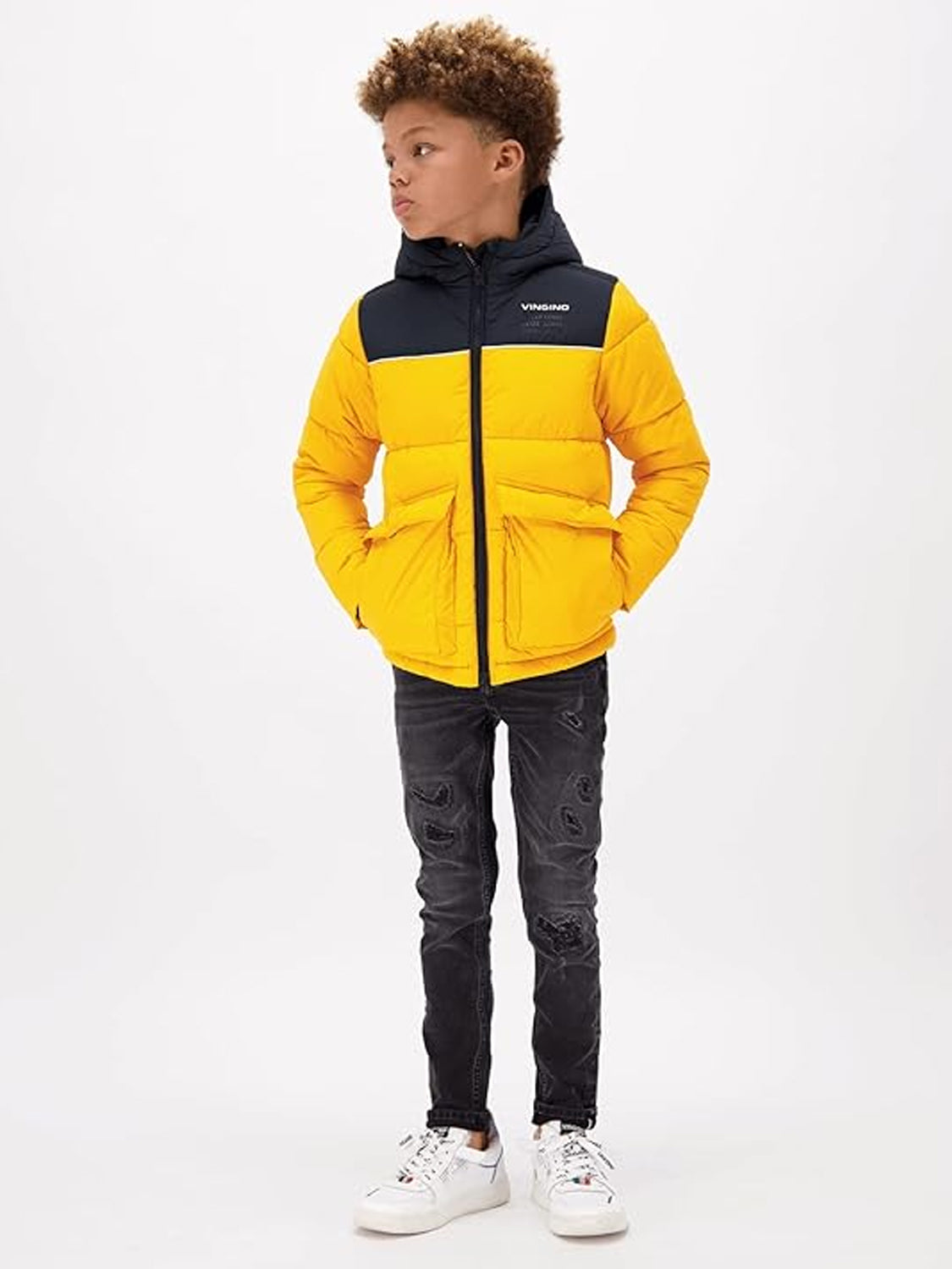 Winterjacke Gelb