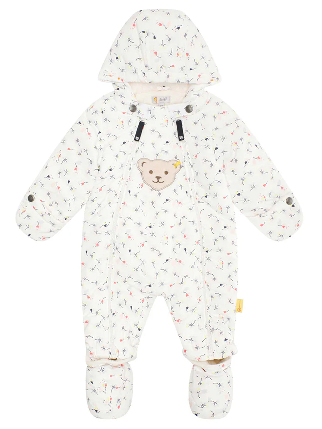 Snowsuit BABY HEARTS OUTERWEAR in cloud dancer clouddancer