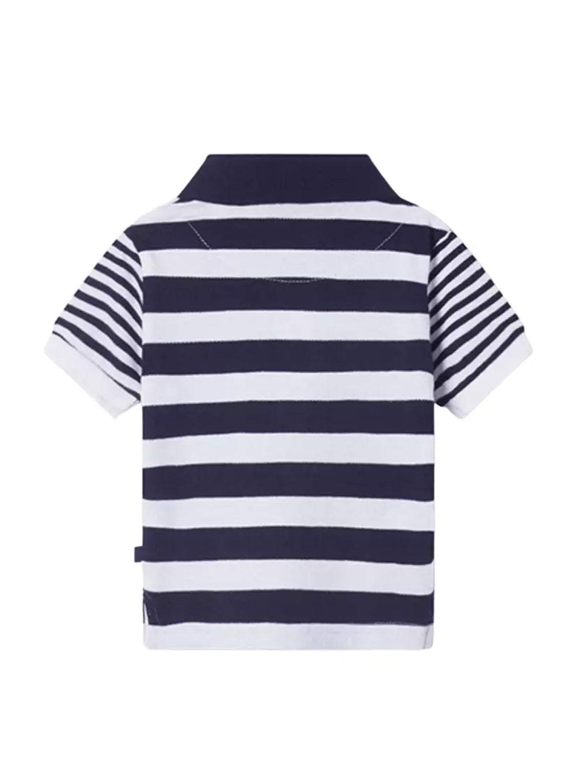 Polo shirt short STRIPES in marine marine