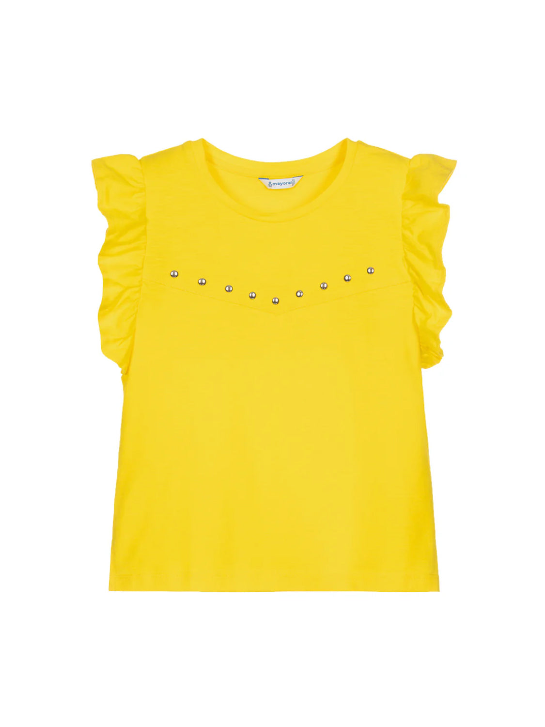 Top ALA with cap sleeves in yellow yellow