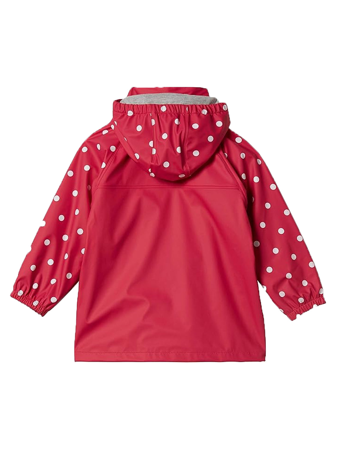 Raincoat RAGLAN DOTTED with detachable hood in pink pink