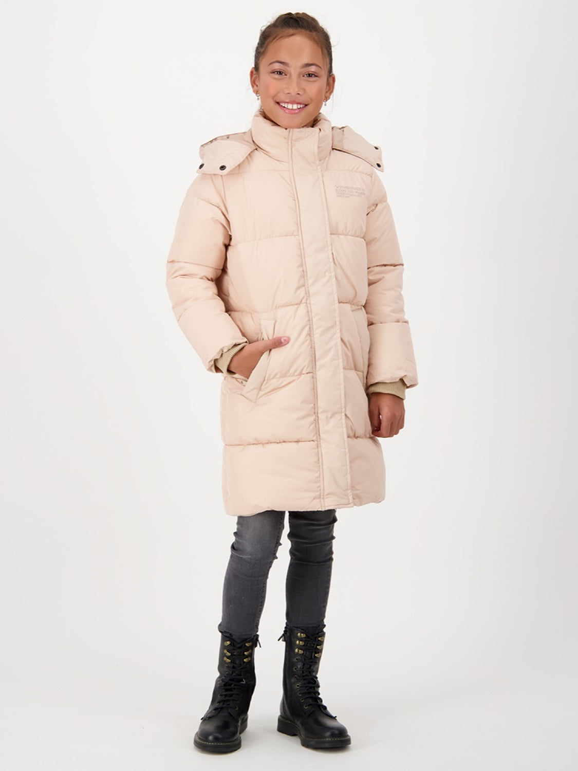 Down Coat Beige