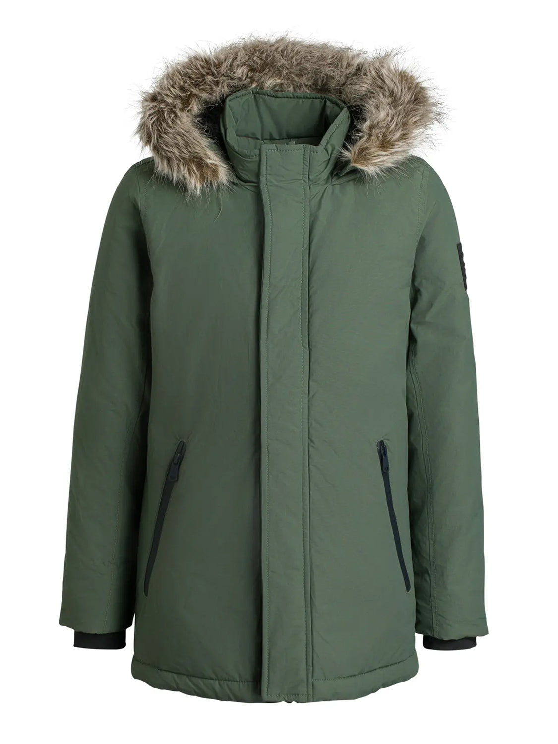 Olive Green Winter Coat
